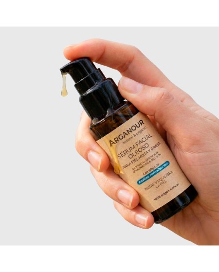 Sérum facial oleoso para piel mixta y grasa